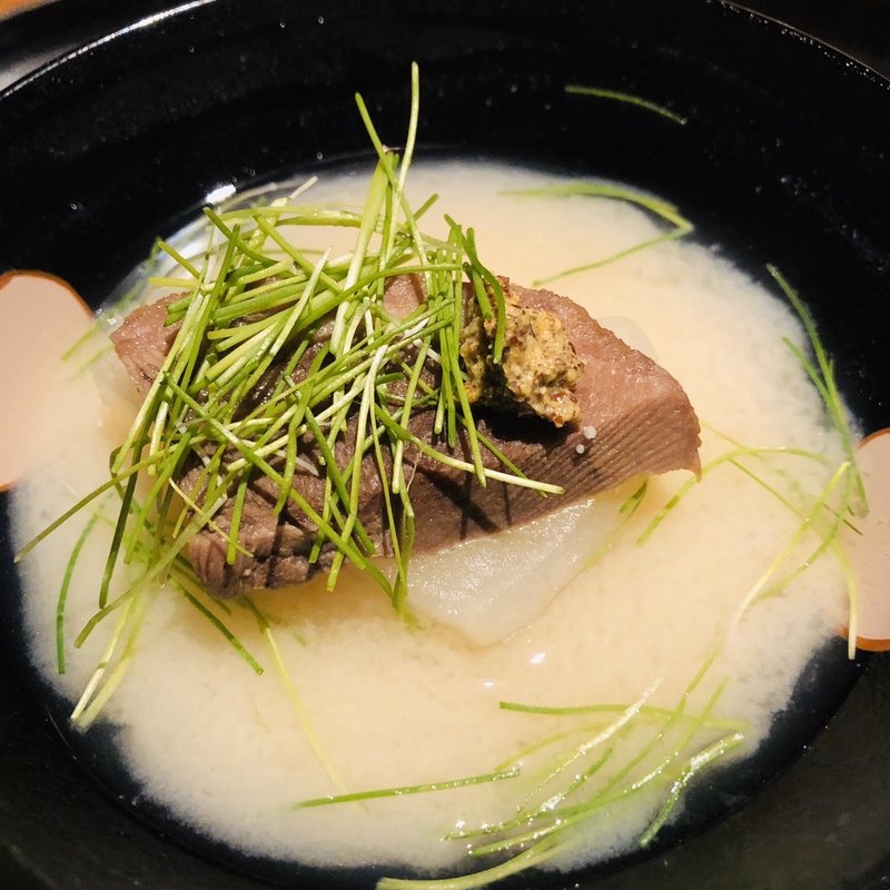 牛タンと大根の碗もの(肉うち山)