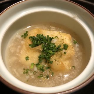 揚げ出し胡麻豆腐(肉うち山)