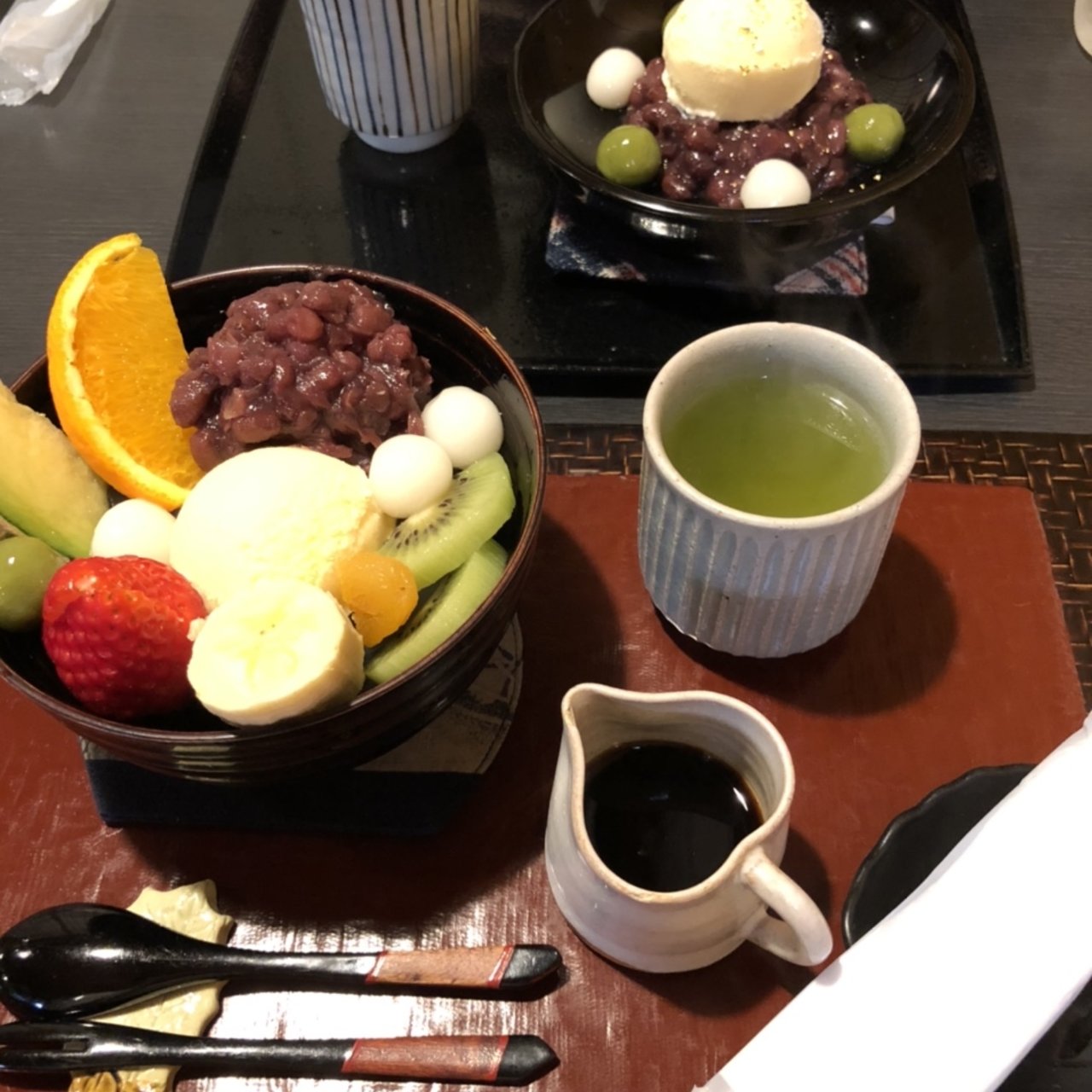 クリームあんみつ ウェンディーズ・ファーストキッチン＞＜ファーストキッチン＞の