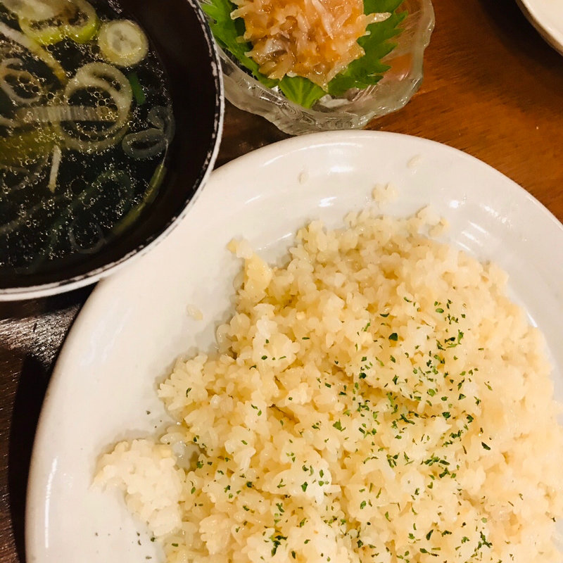 ガーリックライス(大衆酒場 燿)