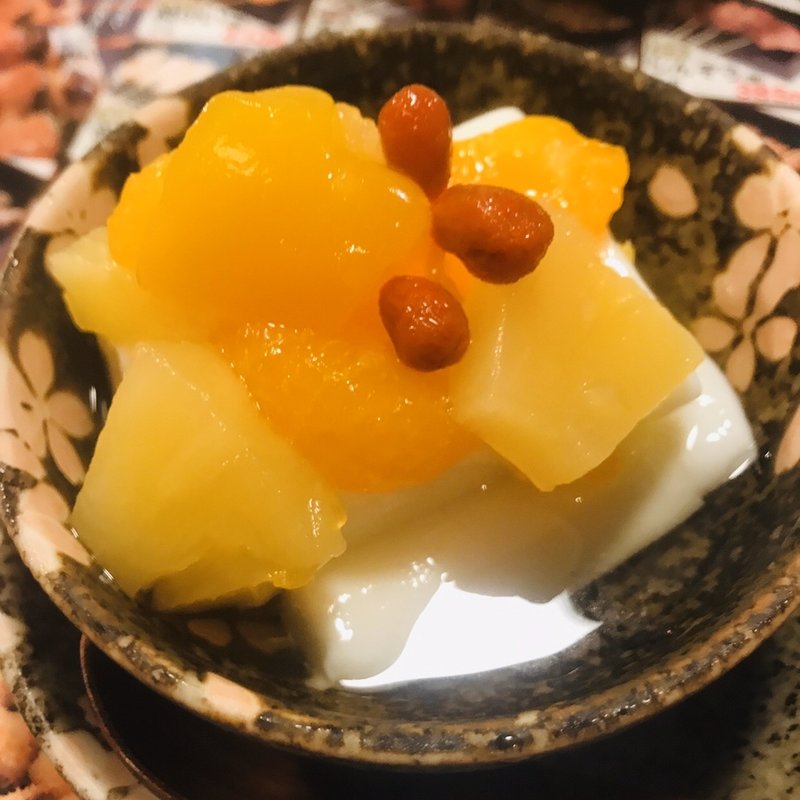 杏仁豆腐(やきとりの名門秋吉 池袋店)