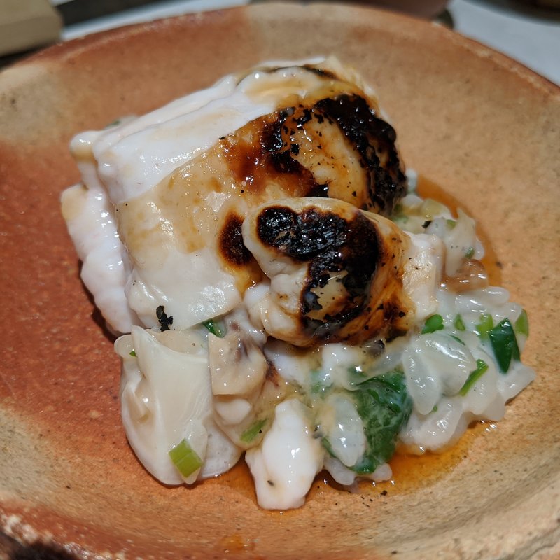 河豚の白子(松陰鶴水)