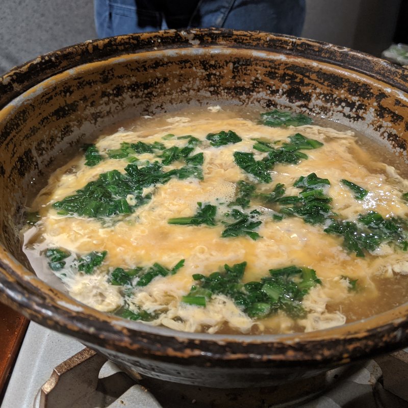 ズワイガニ雑炊(松陰鶴水)