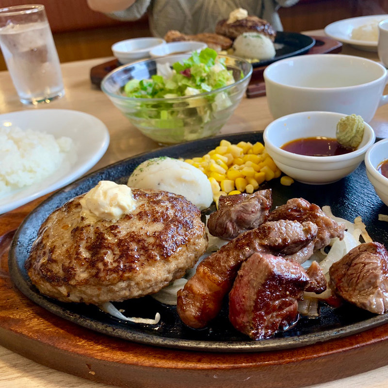 松木ハンバーグ&切り落としステーキ(ステーキハウス松木 東浦和店)