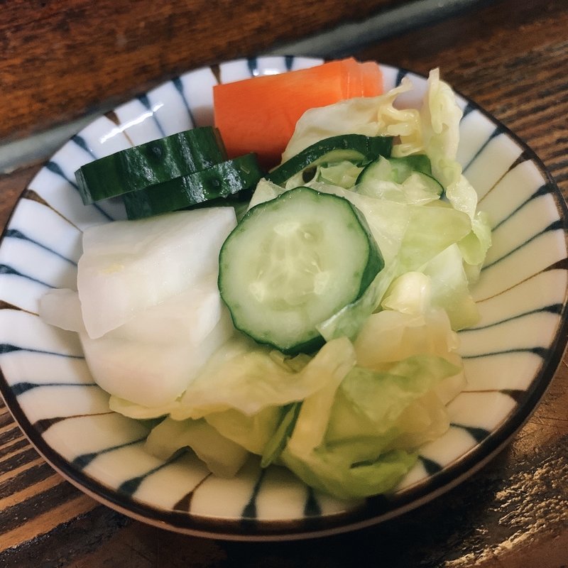 漬物(やきとり おばこ )