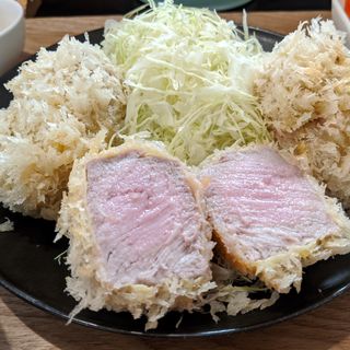 TOKYO-X シャ豚ブリアン3個定食(とんかつ成蔵（南阿佐ヶ谷）)