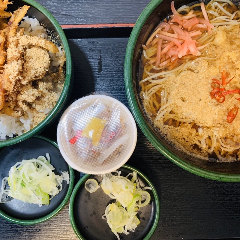 かき揚げ丼セット(ゆで太郎 本所吾妻橋店  )