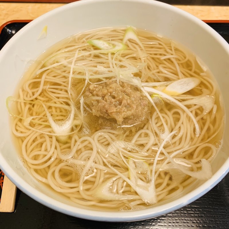 山わさびそば（大盛）(小諸そば 御徒町店)