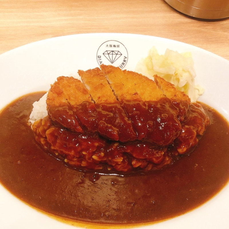 カツカレー(CURRY&SPAGHETTI ダイヤモンドカリー 大阪国際空港店)