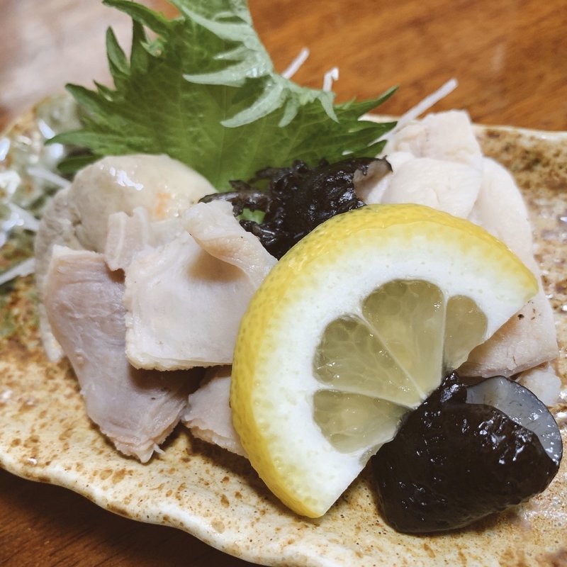 アンコウの友酢(銀泉)