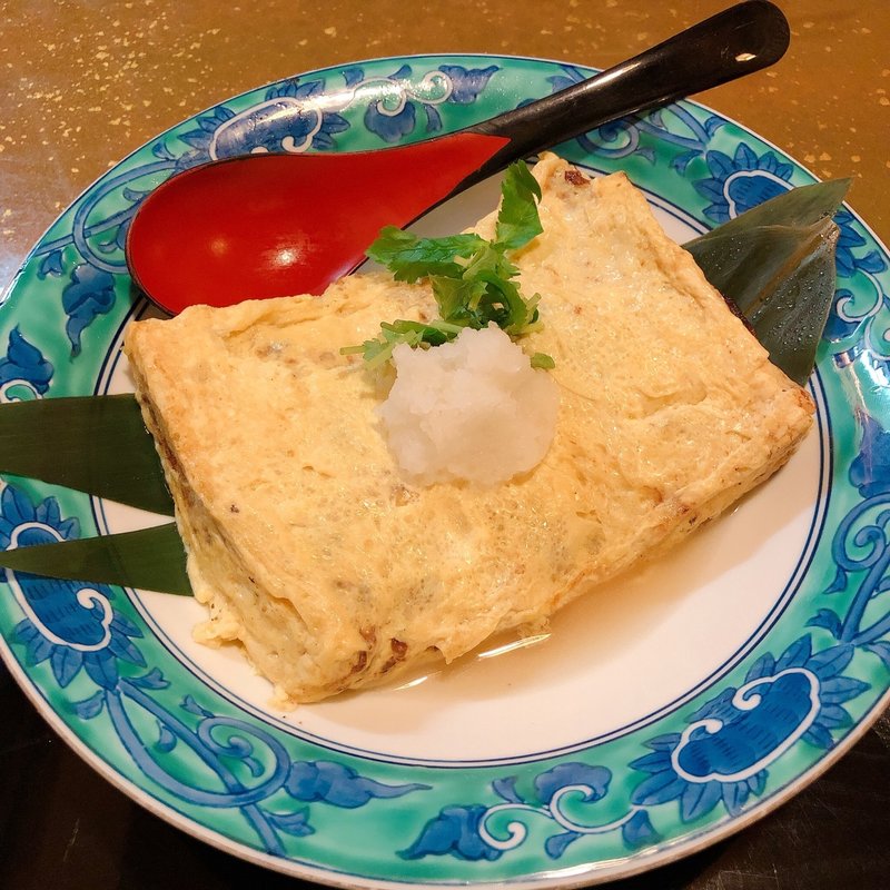 だし巻き　（たこ入り）(炉端・おでん　あかし亭　本家)