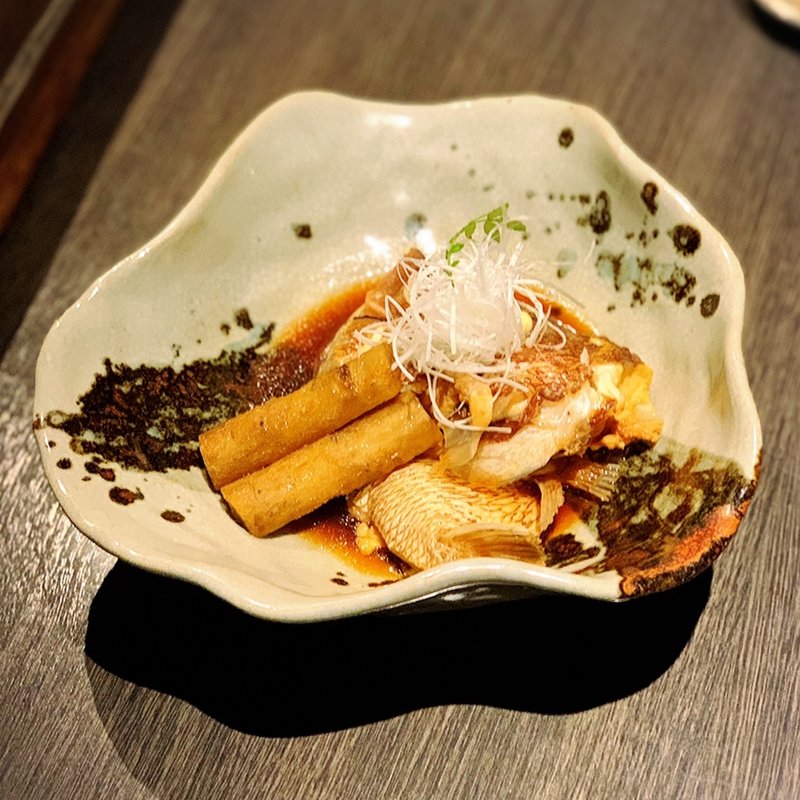 天然鯛 あら炊き(酒菜竹のした  )