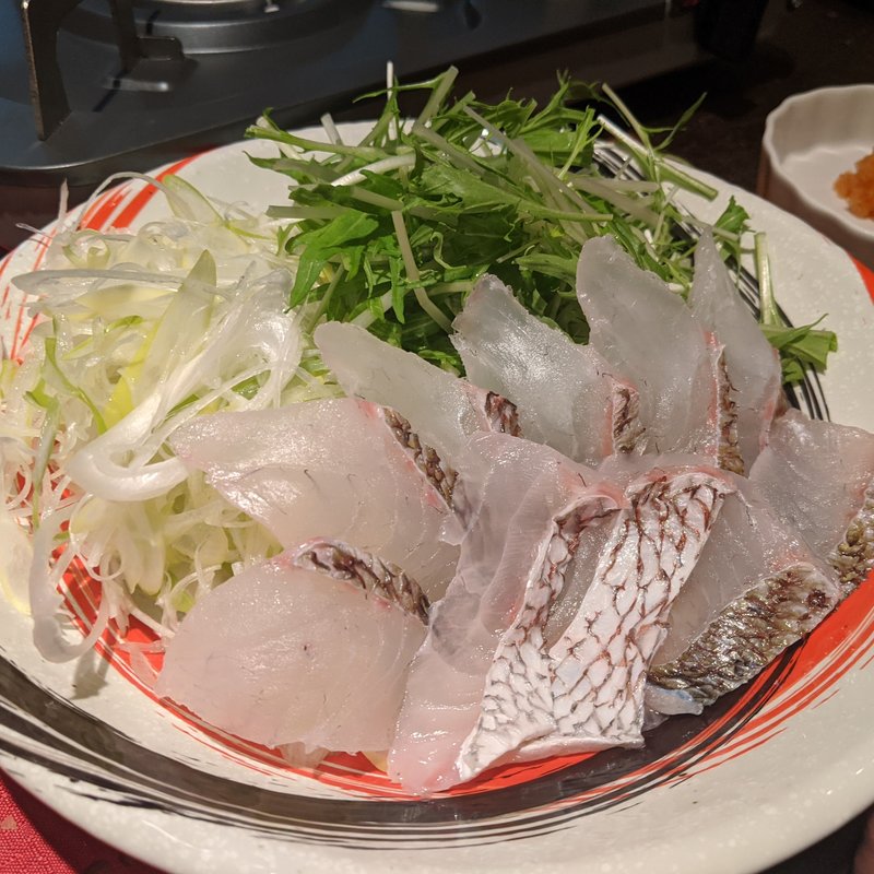 鯛しゃぶしゃぶ(モダン割烹　銀平)