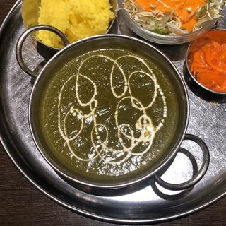 豆とほうれん草のカレー(フルバリ)