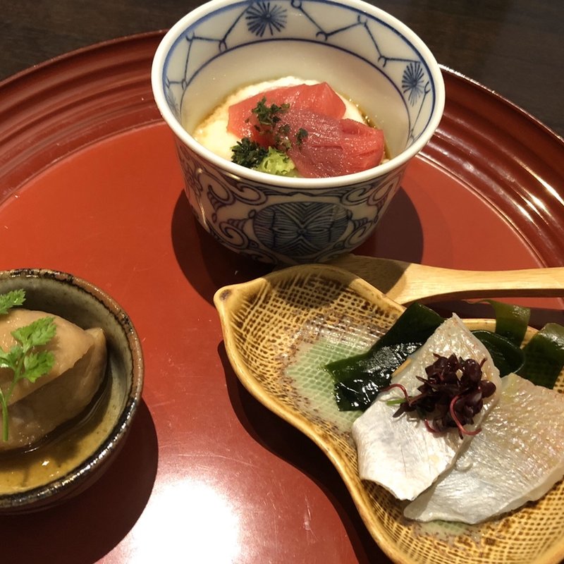 前菜3種(九頭龍蕎麦 本店)