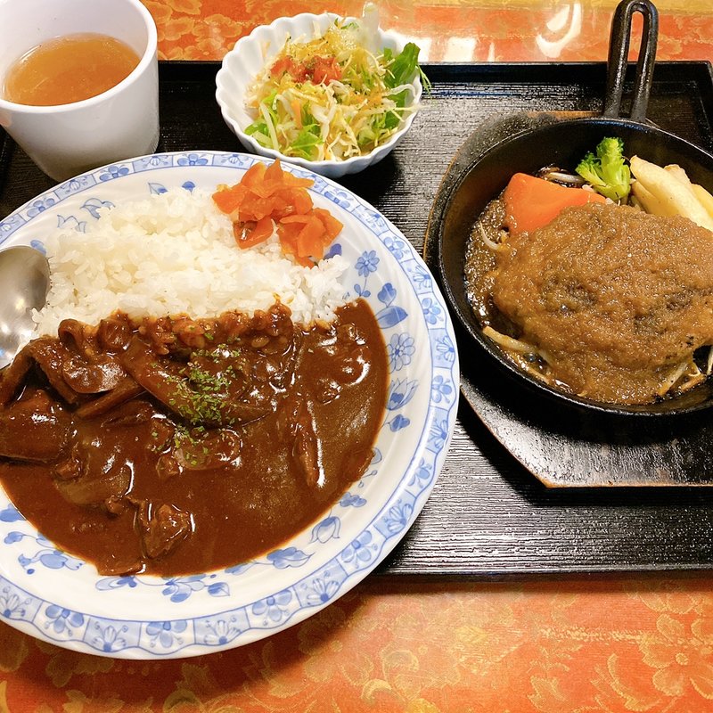 ハンバーグ＆ハヤシライスセット(秀屋 )