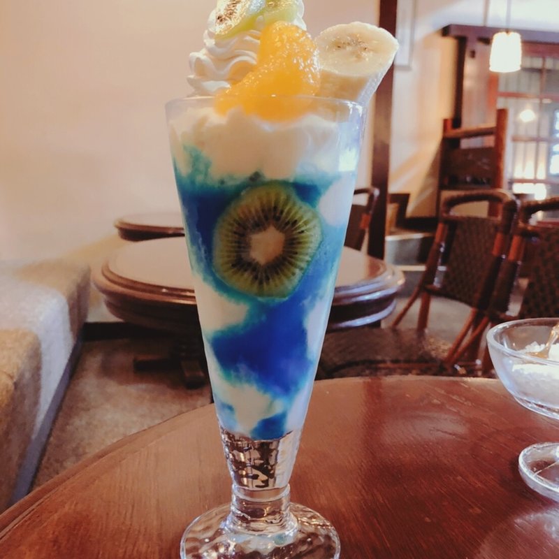 ひし伊風パフェ(茶房ひし伊)