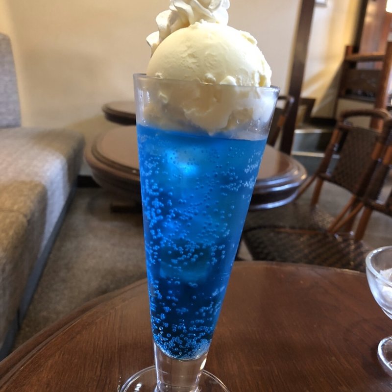 クリームソーダ(茶房ひし伊)