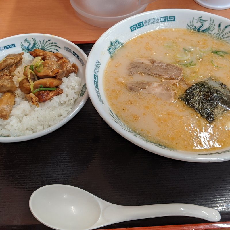 やきとり丼セット(日高屋 京急蒲田駅前店)