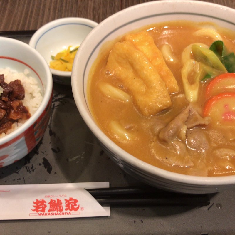カレーうどんランチ(ミニどて丼)(若鯱家 イオンモール鈴鹿店 （わかしゃちや）)
