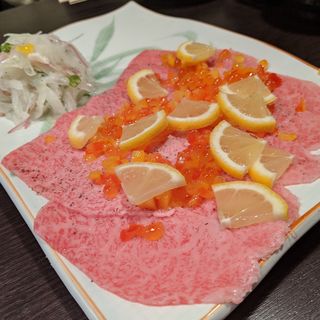 友三角のカルパッチョサラダ(焼肉　乃助)