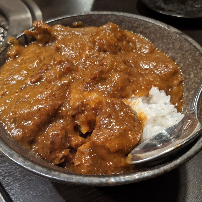 〆タンカレー(焼肉　乃助)