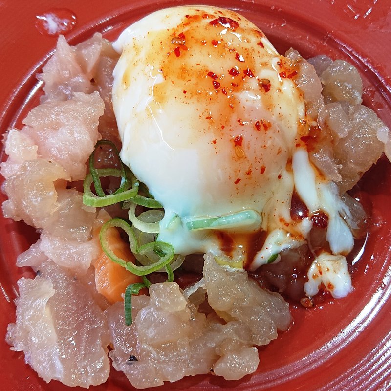 魚介ユッケ(くら寿司 川崎下平間店)