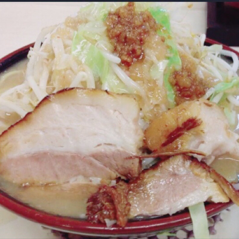 ドカ盛りラーメン(小)野菜マシ(ラーメン 丸十)