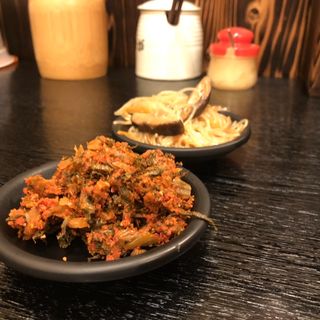 辛子高菜(らーめん雷蔵　 渡辺通店)