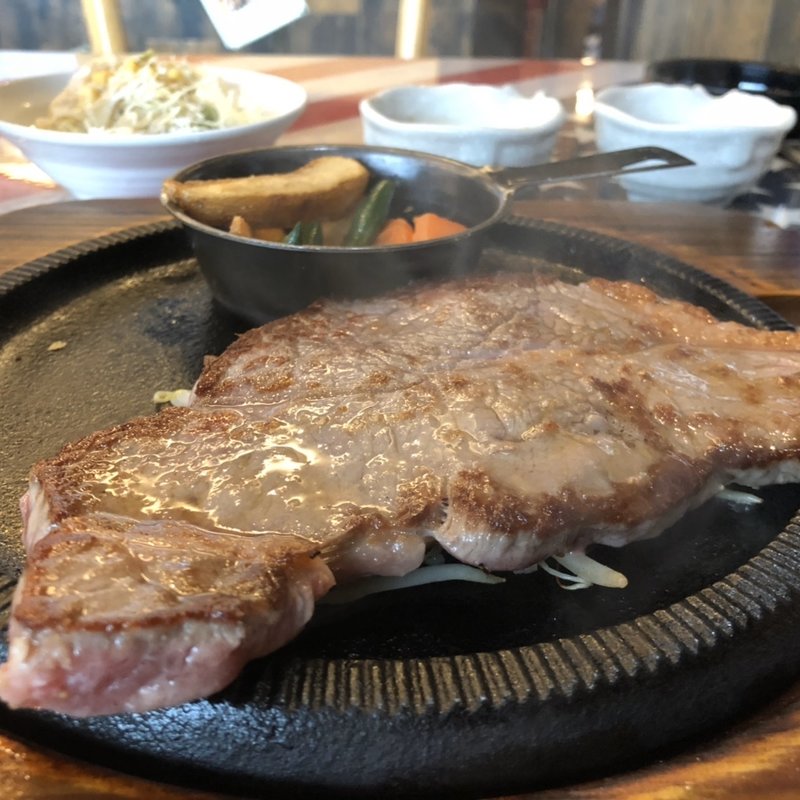 サーロインステーキランチ(ステーキハウス レッドマン 空港店)