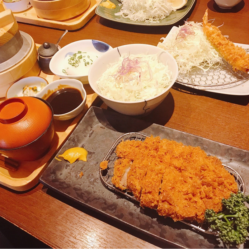 特選ロースカツ御膳(和幸 多摩境店)