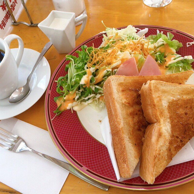 はちみつトースト モーニング(カフェ・ド・ラーク)