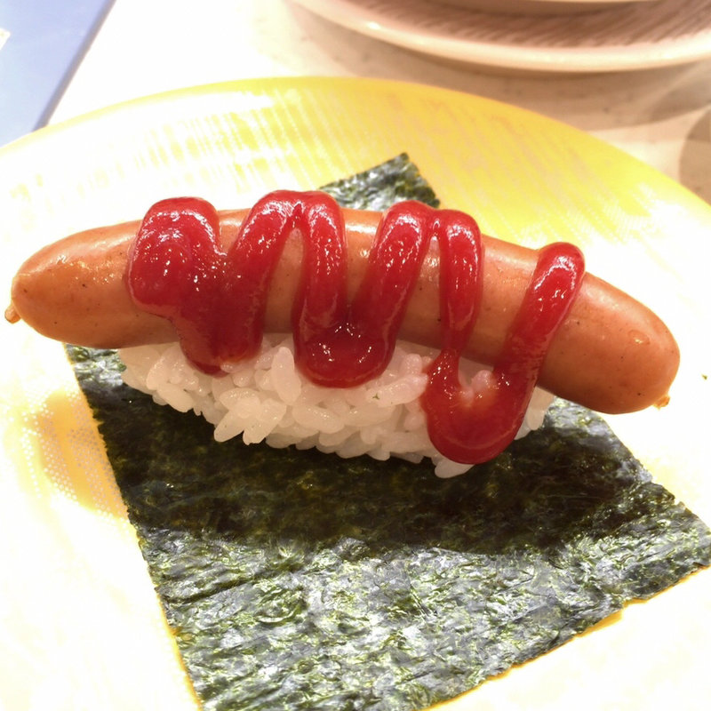 ウィンナー手巻き(かっぱ寿司 アクロスプラザ若葉台店)