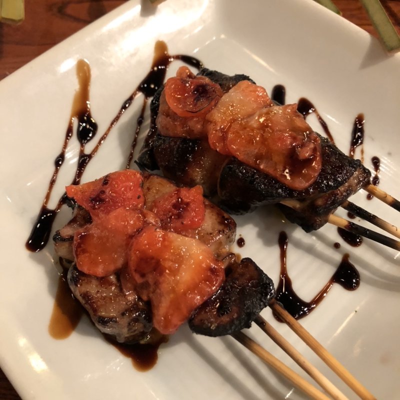フォアグラ串焼き(SUSHI 権八 西麻布 （SUSHI GONPACHI）)