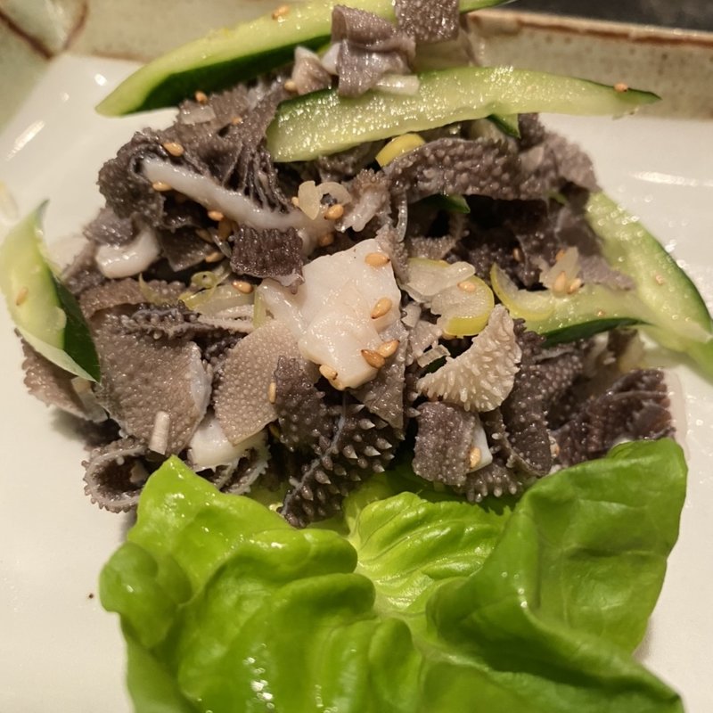 せんまい刺し(焼肉 門)