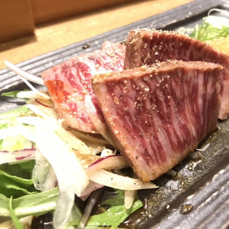 和牛のローストビーフ(酒処さつき)