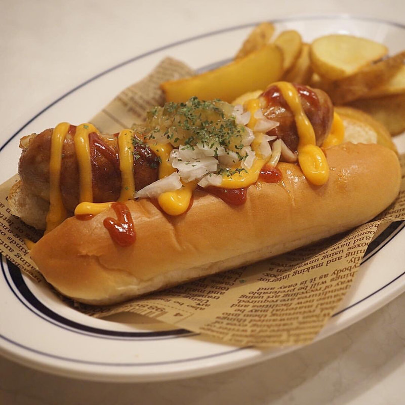 茶美豚極太ホットドッグ(NICK STOCK)