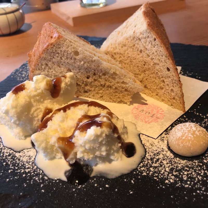 自家製そば粉シフォンケーキ(あふひ(aoi))