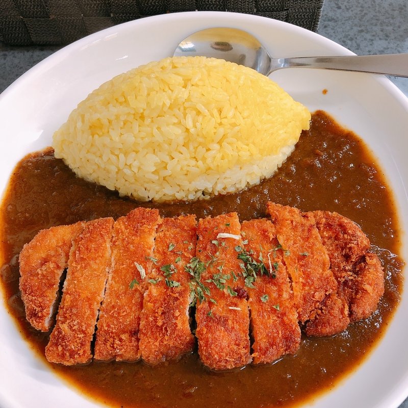 ポークカツカレーセット(カレーハウス・ギー)