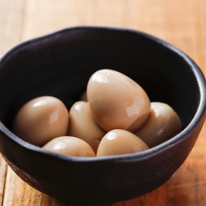 半熟うずらの醤油漬け(クラフト麦酒酒場 シトラバ 高円寺店)