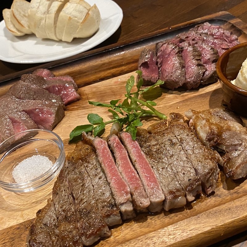 お肉3種盛り合わせ(ステーキなぐら )