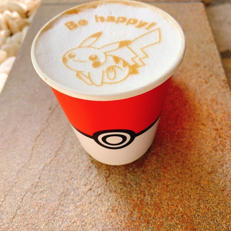 ゲットラテ(ピカチュウスイーツ by ポケモンカフェ)