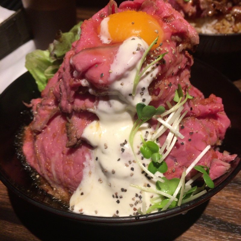 ローストビーフ丼並(レッドロック)