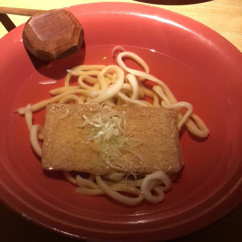 きつねうどん(おうどん　銀座　うらら)