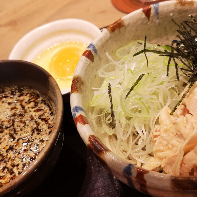 胡麻つけ肉蕎麦(手打蕎麦ふじや)