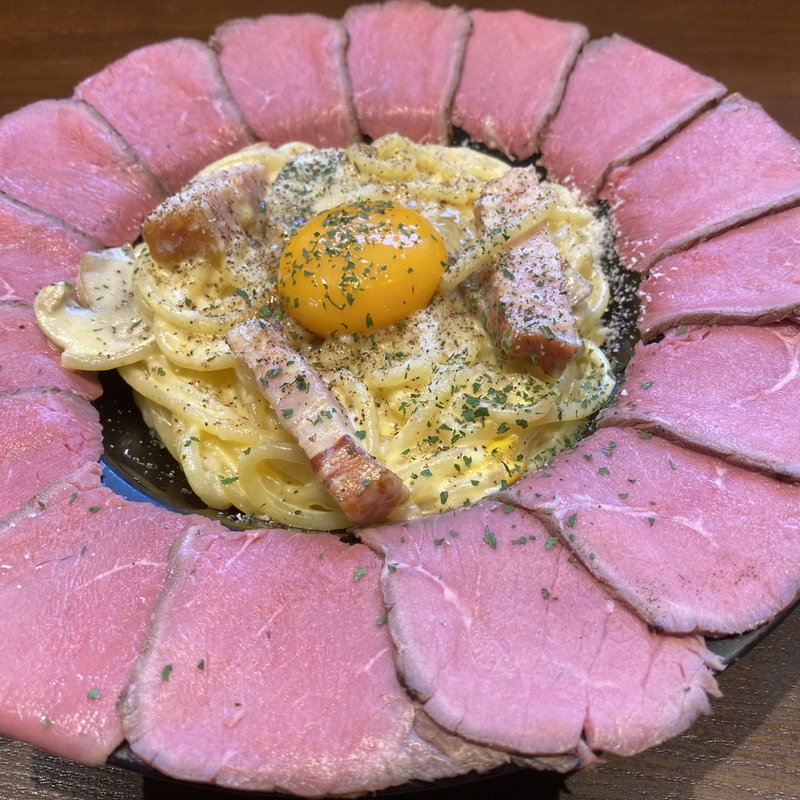 肉ボナーラ(Garden's Pasta Cafe ONS)