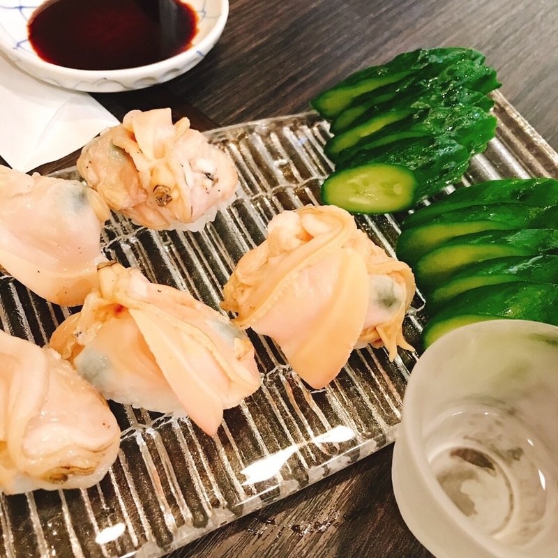 ハマグリの握り(おゝ井すし )