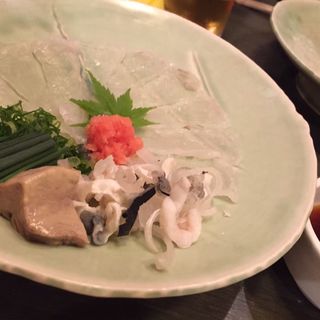 とらふく刺し(旬の味 絹や )