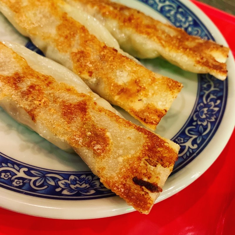 魯肉飯と餃子ランチ(鍋貼焼棒餃子)(台北餃子 張記 )