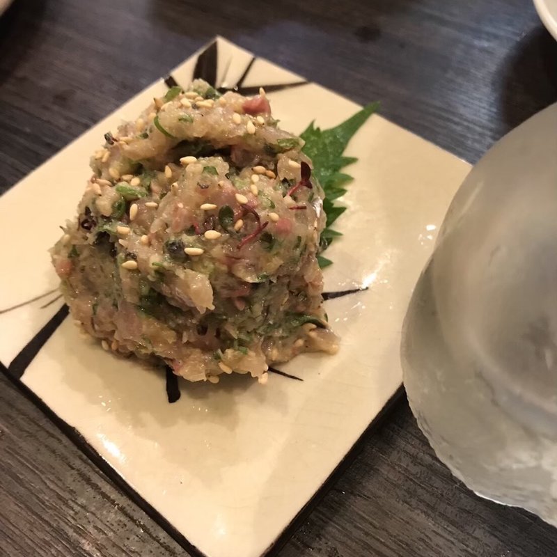 鯵のなめろう(おゝ井すし )